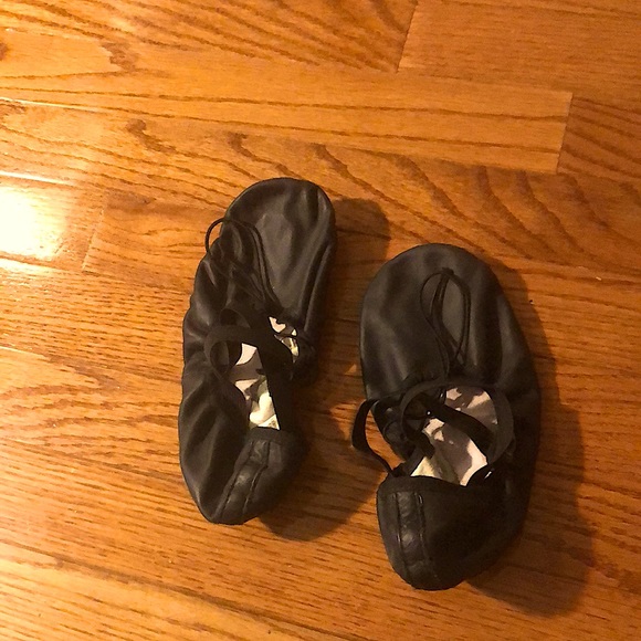 bloch black ballet shoes
